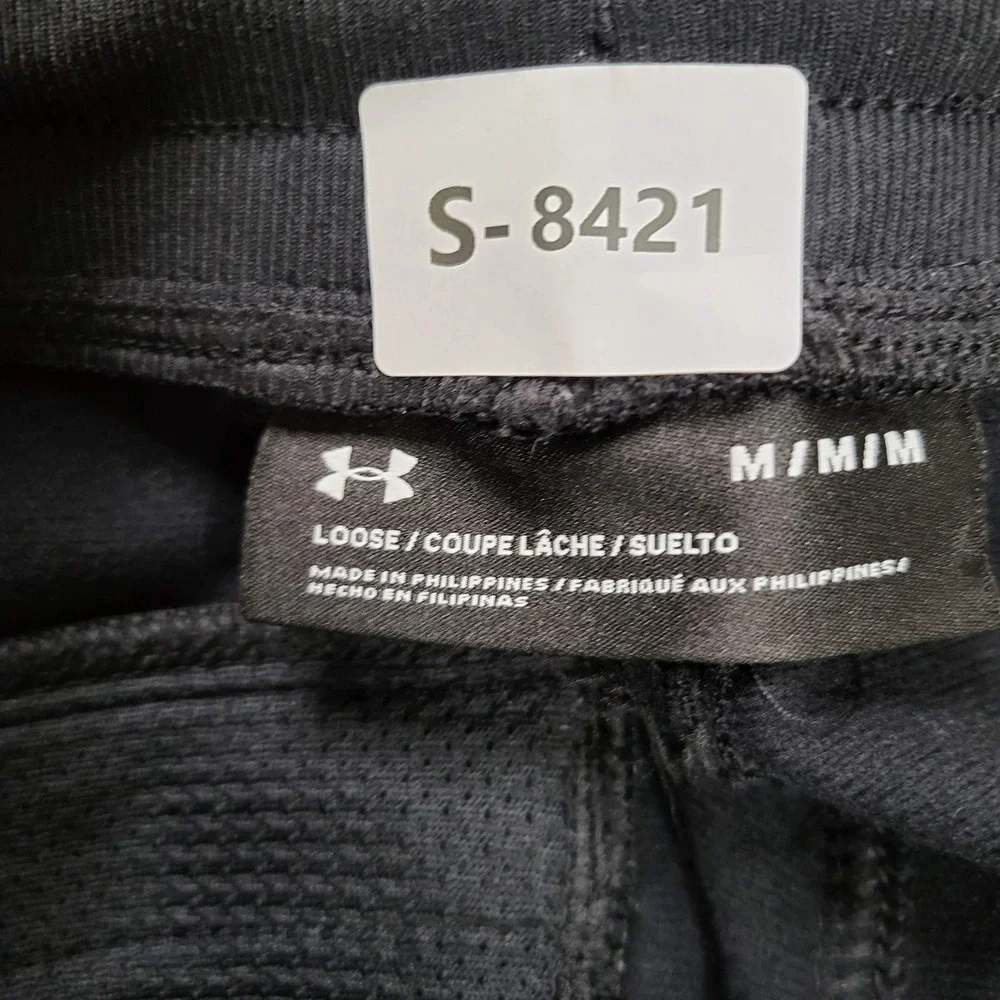 Under Armour Men Activewear Pants M Black Sweatpants Gorpcore Logo‎ Zipper 29
